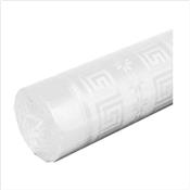 Nappe en rouleau papier damass recycl blanc - Le rouleau de 100 m