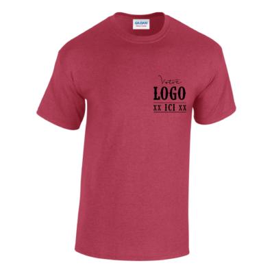 T-Shirt Homme col rond Gildan HEAVY COTTON 100% coton 175g/m²