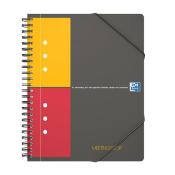 Cahier Meetingbook OXFORD A5+ perfor & quadrill 5x5 - 160 pages - Le lot de 2