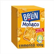 Biscuits apritifs Monaco emmental BELIN - Les 3 tuis de 100g