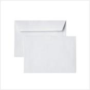 Enveloppes blanches 114 x 162 mm (C6) - 80g - Sans fentre - Lot de 50