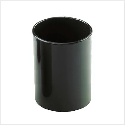 Pot à crayons polypropylène noir - Le lot de 2
