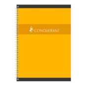 Cahier Conqurant A4 - 21x29.7 cm - Spirale 180p - Quadrill 5x5 - Le lot de 5