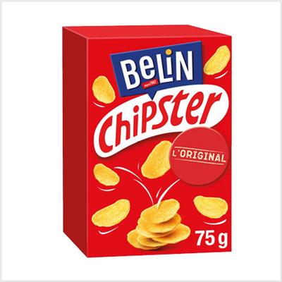 Biscuits apéritif Chipster l’Original BELIN - Les 3 étuis de 75g