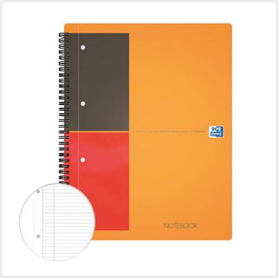 Notebook A4+ OXFORD perforé - Ligné & margé - Le lot de 2 blocs